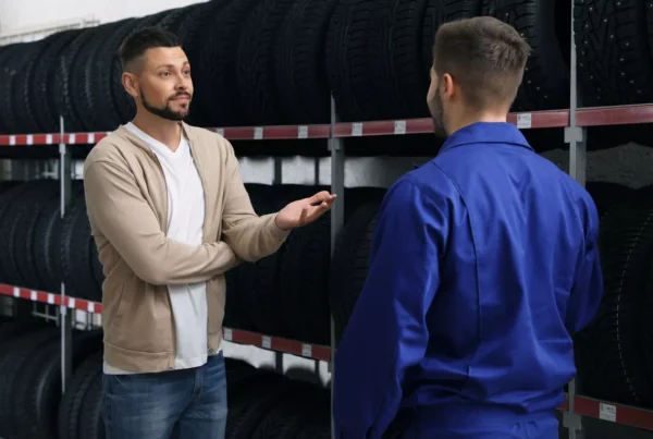Visiting a Tires Shop